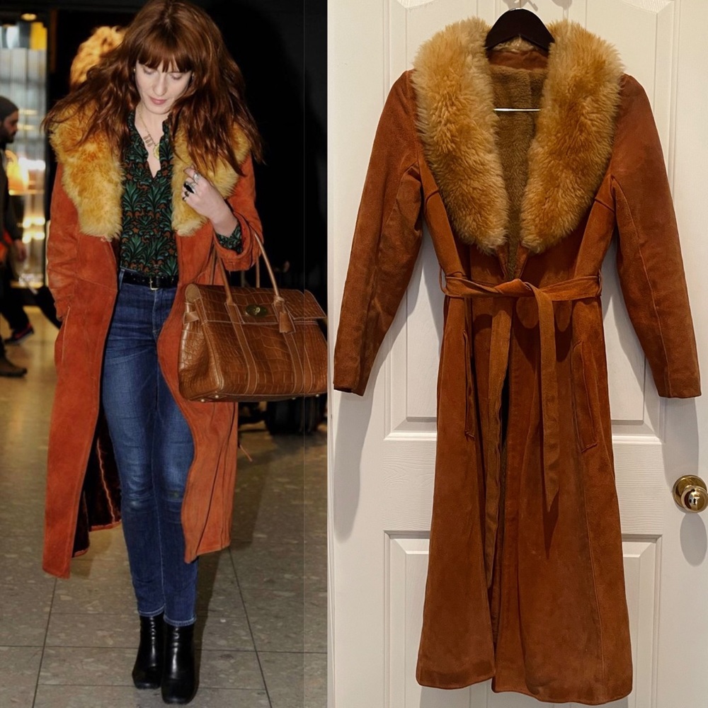 Vintage 1970’s Leather Penny Lane Coat